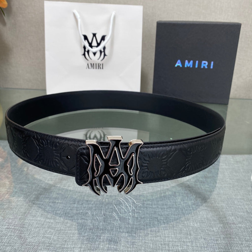 Amiri MA QUAD LEATHER 4CM BELT