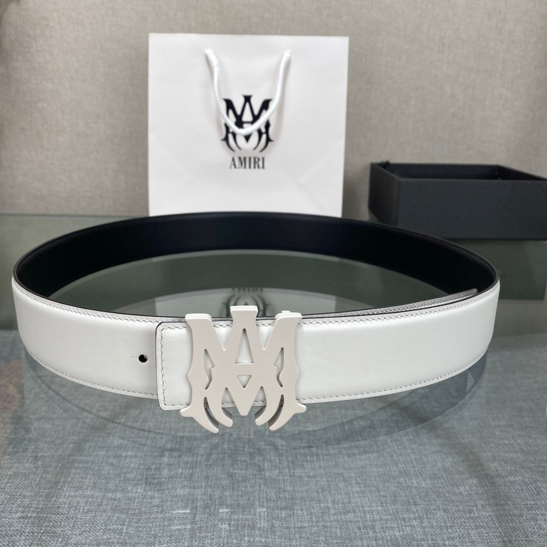Amiri MA QUAD LEATHER 4CM BELT