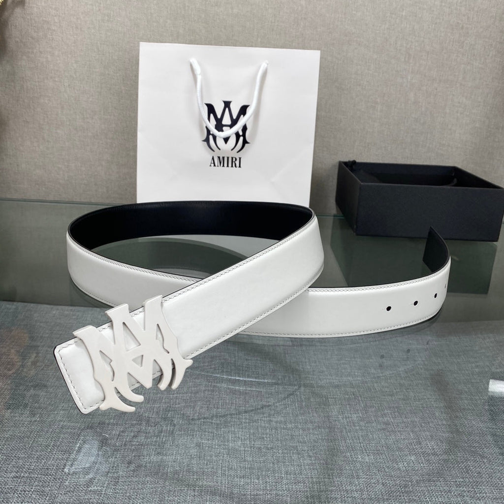 Amiri MA QUAD LEATHER 4CM BELT