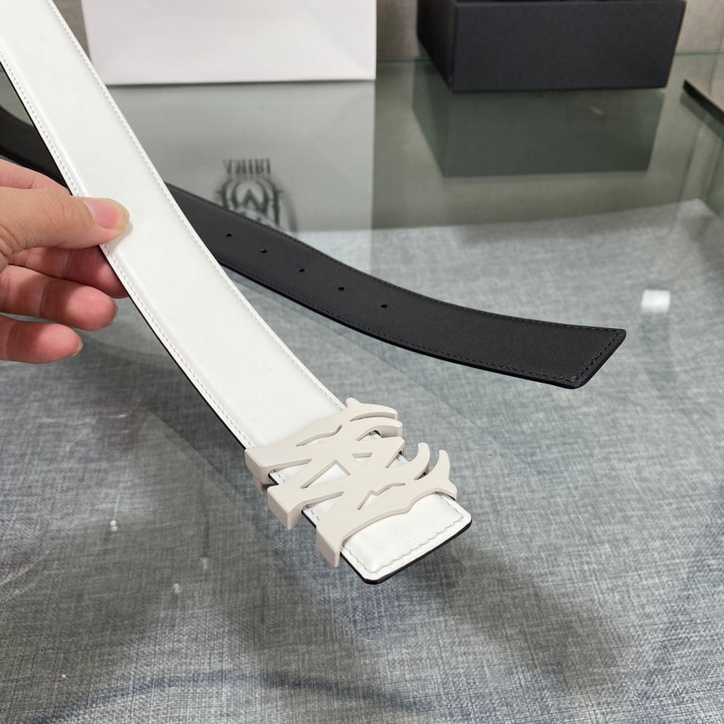 Amiri MA QUAD LEATHER 4CM BELT