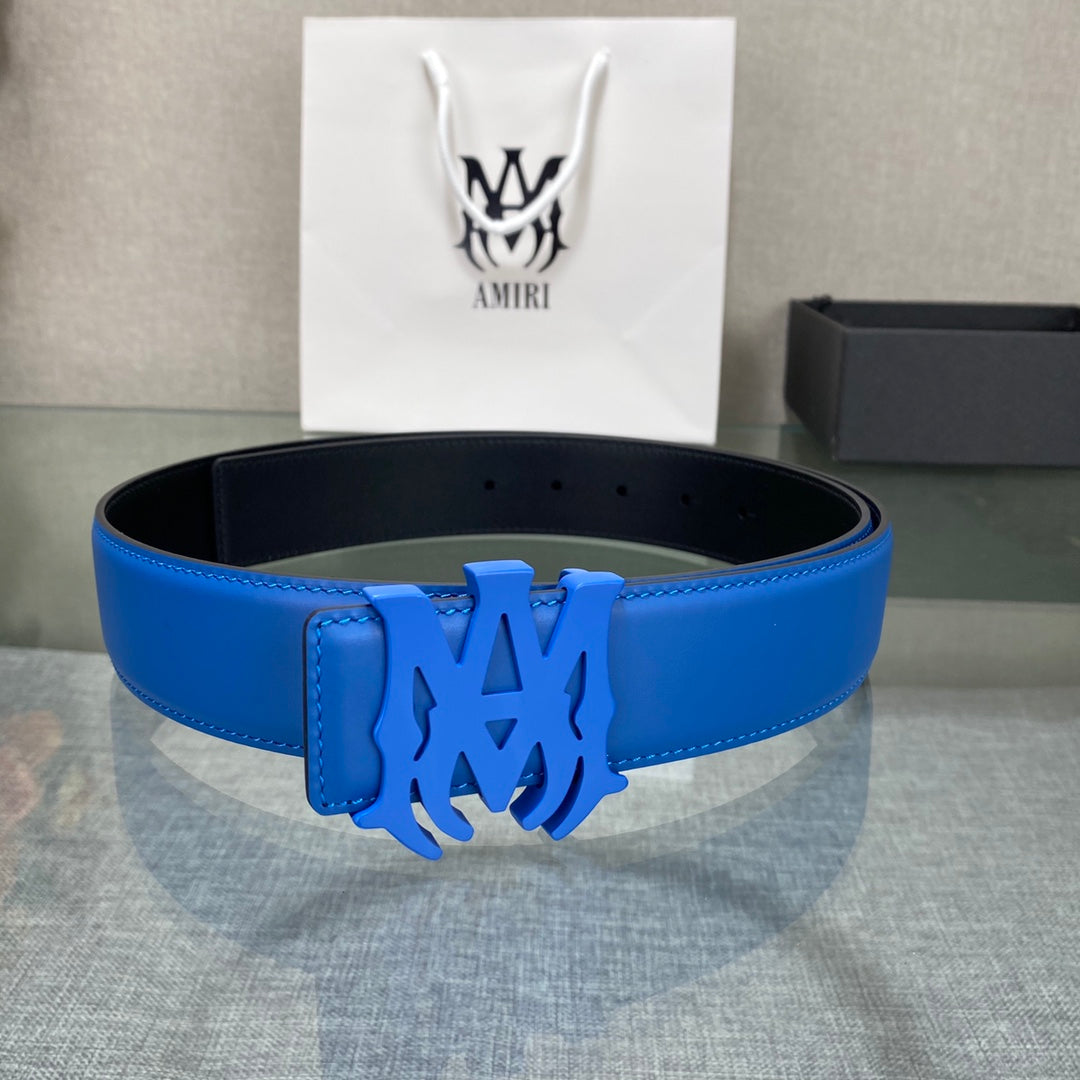 Amiri MA QUAD LEATHER 4CM BELT
