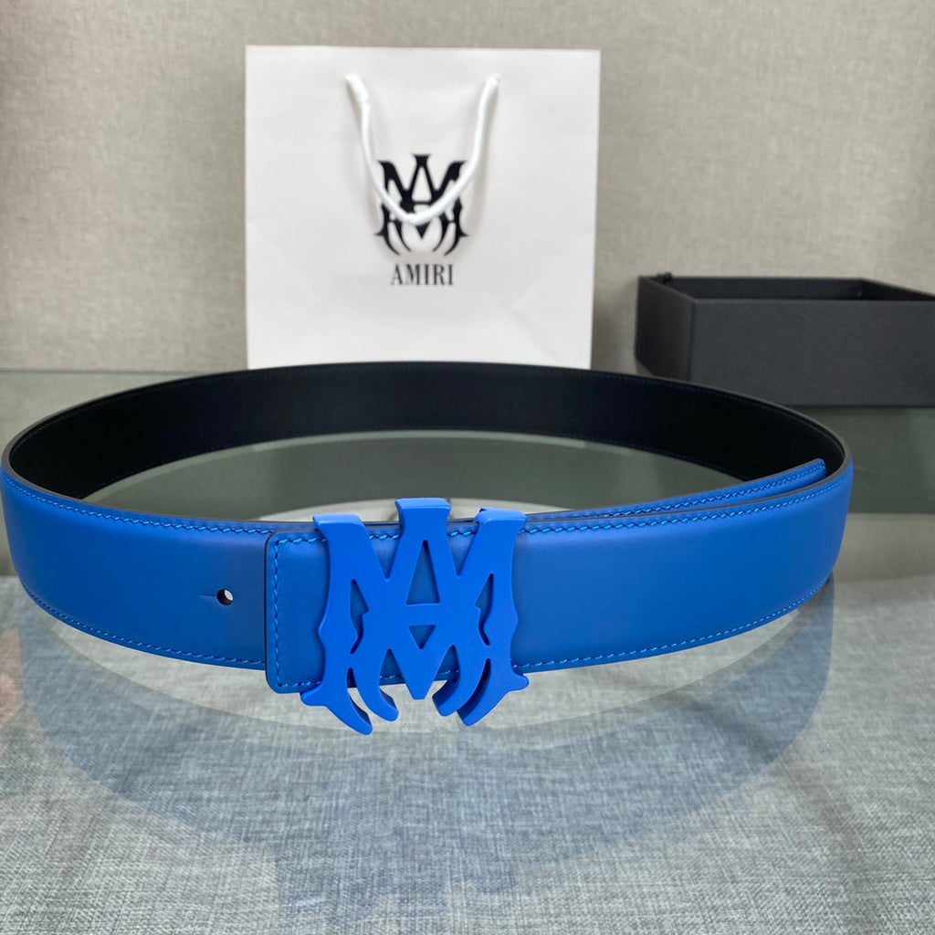 Amiri MA QUAD LEATHER 4CM BELT