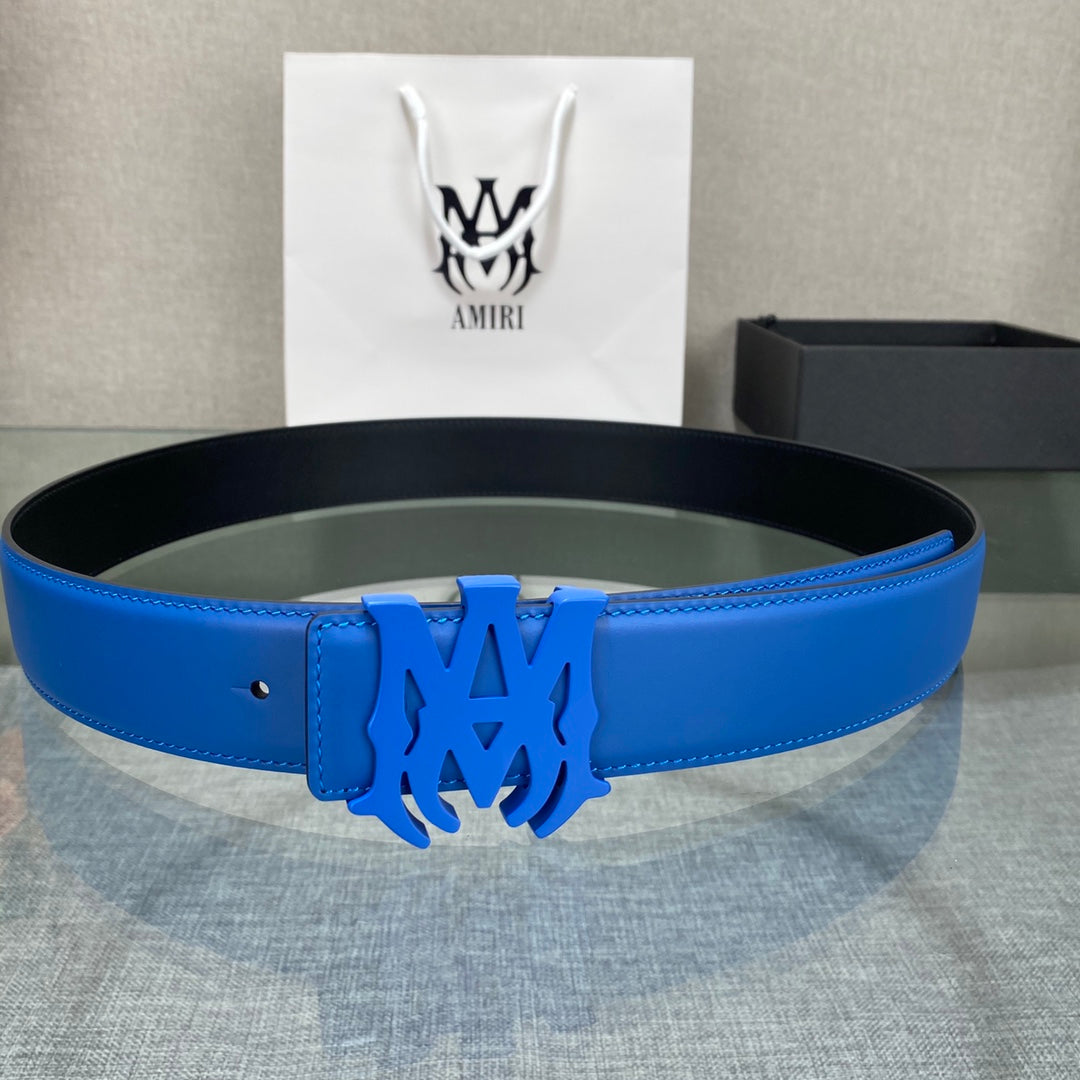 Amiri MA QUAD LEATHER 4CM BELT