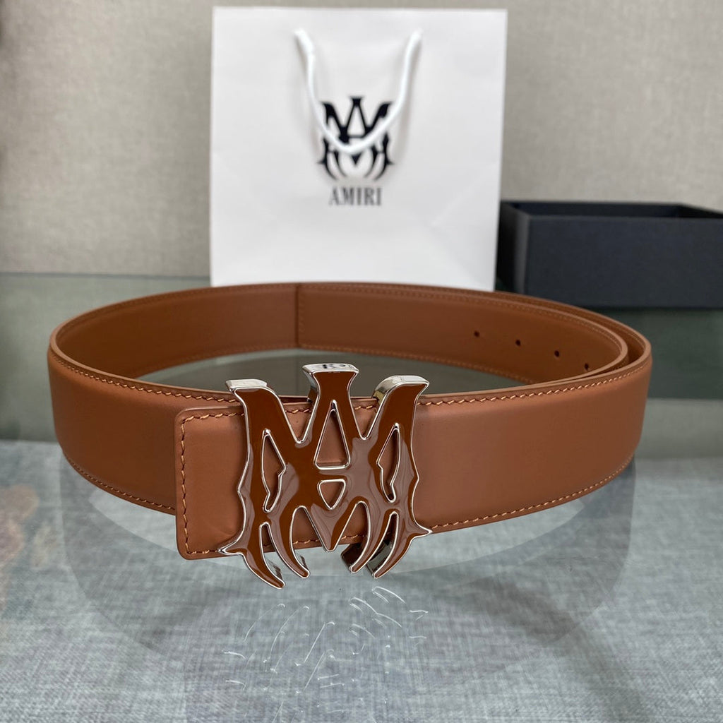 Amiri MA QUAD LEATHER 4CM BELT