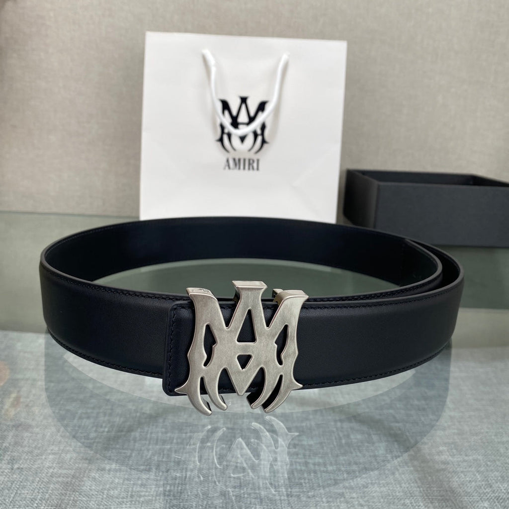 Amiri MA QUAD LEATHER 4CM BELT