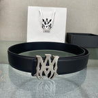 Amiri MA QUAD LEATHER 4CM BELT