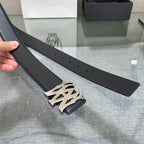 Amiri MA QUAD LEATHER 4CM BELT
