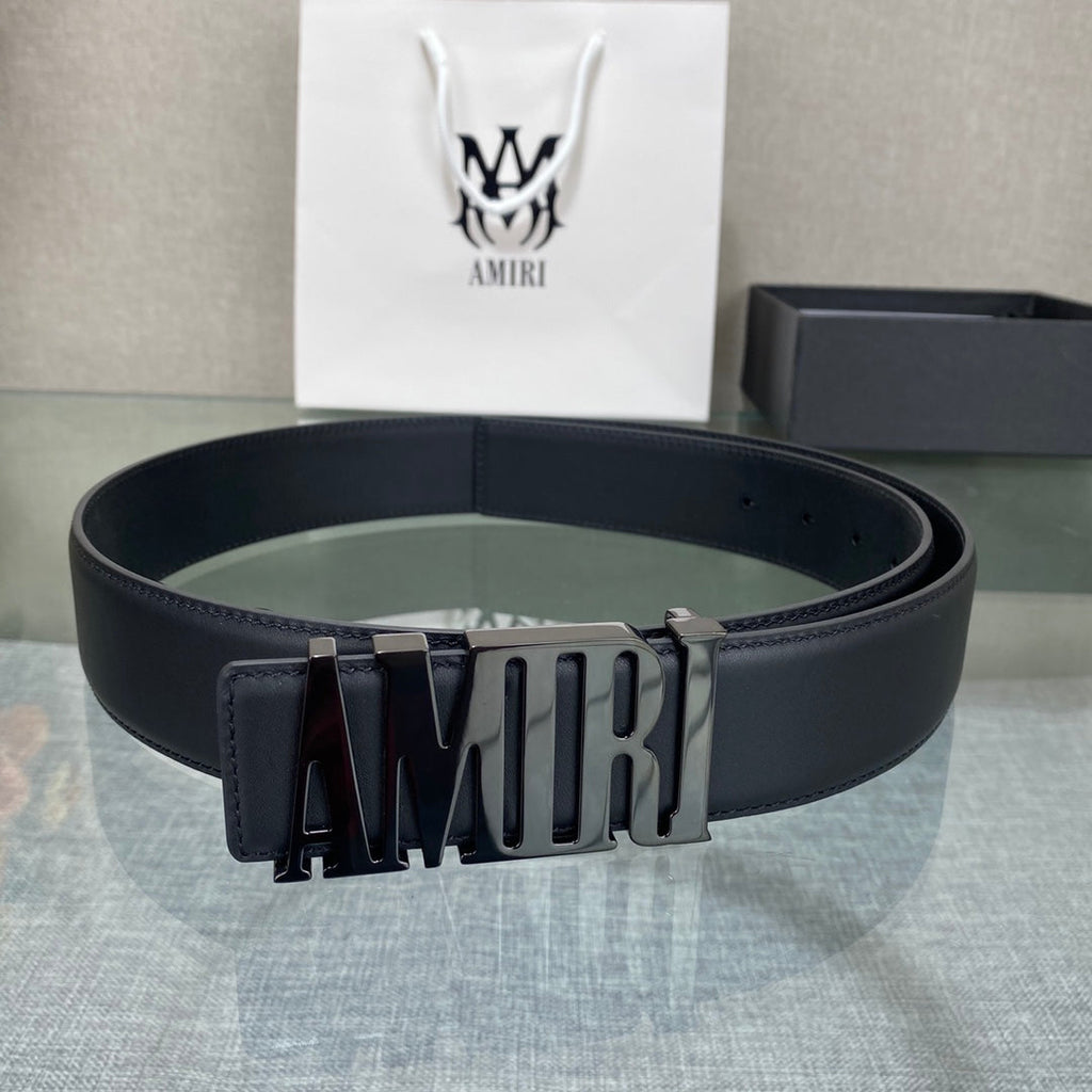 Amiri MA QUAD LEATHER 4CM BELT