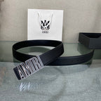 Amiri MA QUAD LEATHER 4CM BELT
