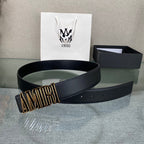 Amiri MA QUAD LEATHER 4CM BELT