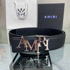 Amiri MA QUAD LEATHER 4CM BELT