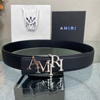 Amiri MA QUAD LEATHER 4CM BELT