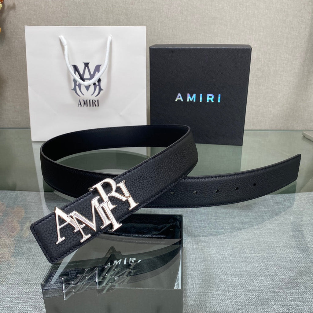 Amiri MA QUAD LEATHER 4CM BELT