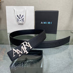 Amiri MA QUAD LEATHER 4CM BELT