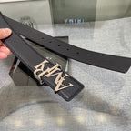 Amiri MA QUAD LEATHER 4CM BELT