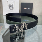 Amiri MA QUAD LEATHER 4CM BELT