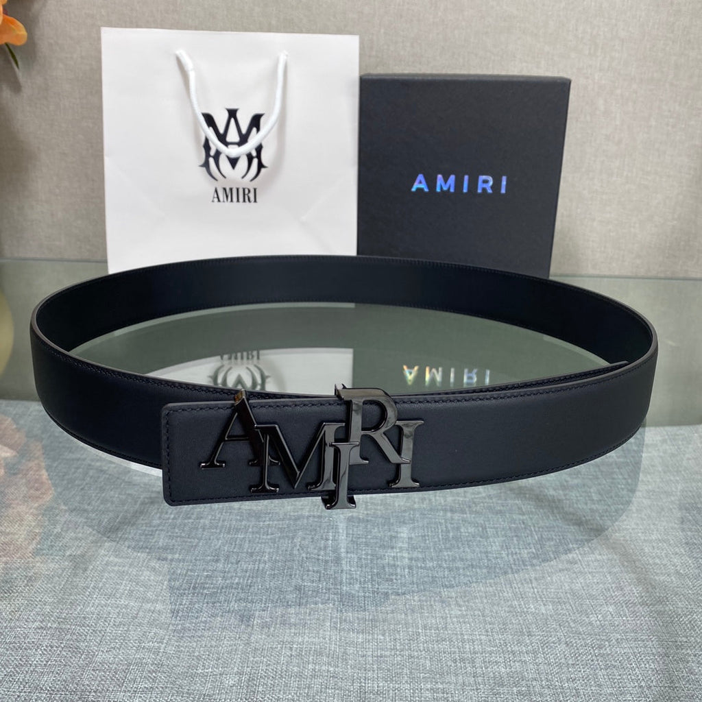 Amiri MA QUAD LEATHER 4CM BELT