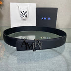 Amiri MA QUAD LEATHER 4CM BELT