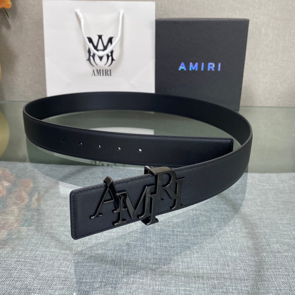 Amiri MA QUAD LEATHER 4CM BELT