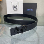 Amiri MA QUAD LEATHER 4CM BELT