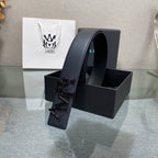 Amiri MA QUAD LEATHER 4CM BELT
