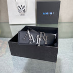 Amiri MA QUAD LEATHER 4CM BELT