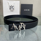 Amiri MA QUAD LEATHER 4CM BELT
