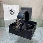 Amiri MA QUAD LEATHER 4CM BELT